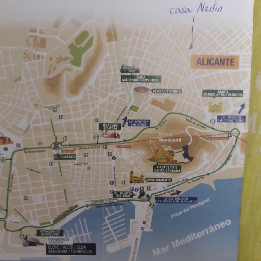 Hotel Casa Nadin Alicante Exterior foto